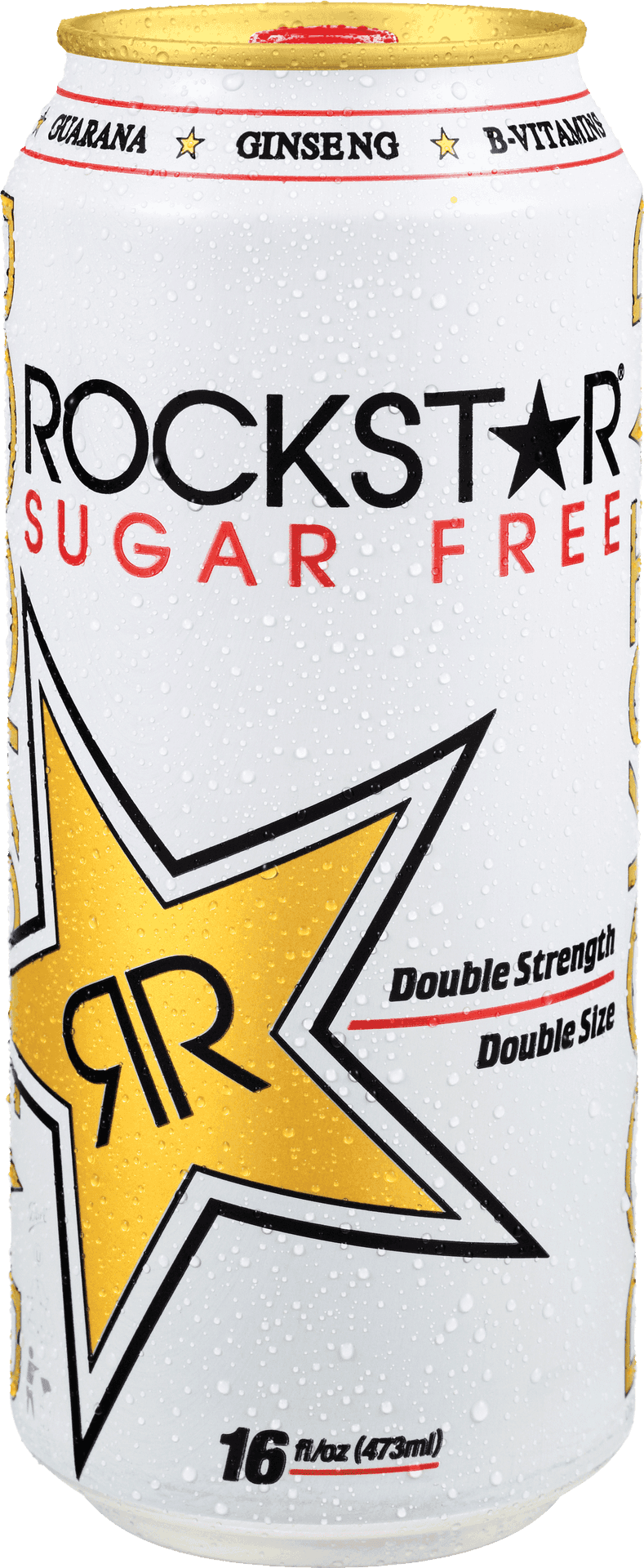 Rockstar Sugar Free Energy Drink Can PNG image