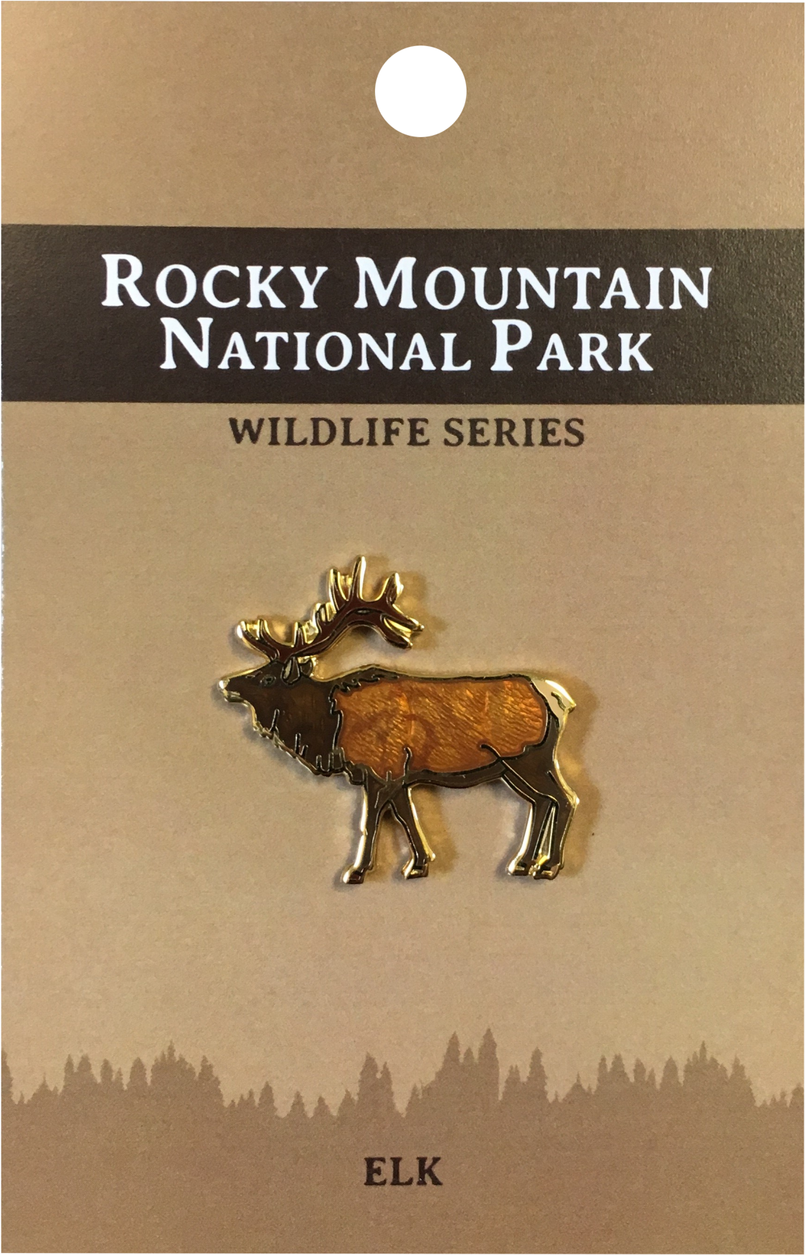 Rocky Mountain National Park Elk Pin PNG image