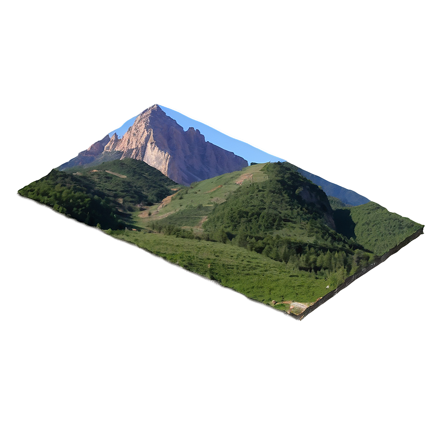 Rocky Mountain Scenery Png Msh PNG image