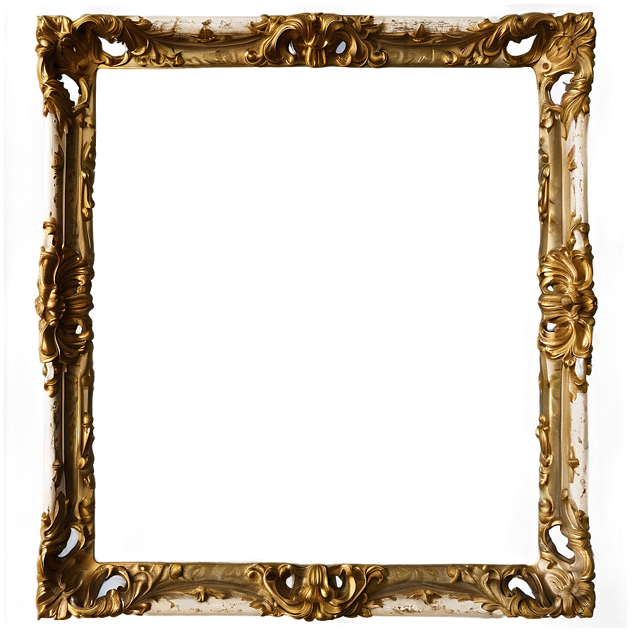 Rococo Mirror Frame Png 06212024 PNG image