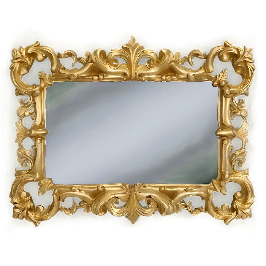 Rococo Mirror Frame Png Rua98 PNG image