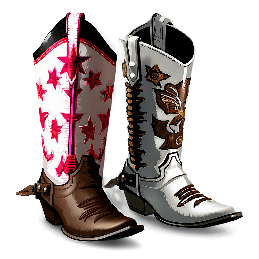 Rodeo Spurs Illustration Png 06252024 PNG image