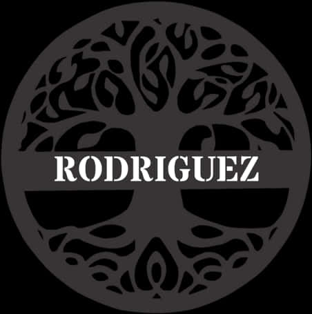 Rodriguez Thug Life Tree Design PNG image
