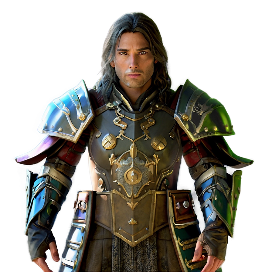 Rogue In Fantasy Armor Png Qjx PNG image