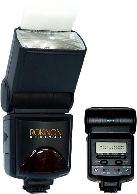 Rokinon Digital Camera Flash Unit PNG image