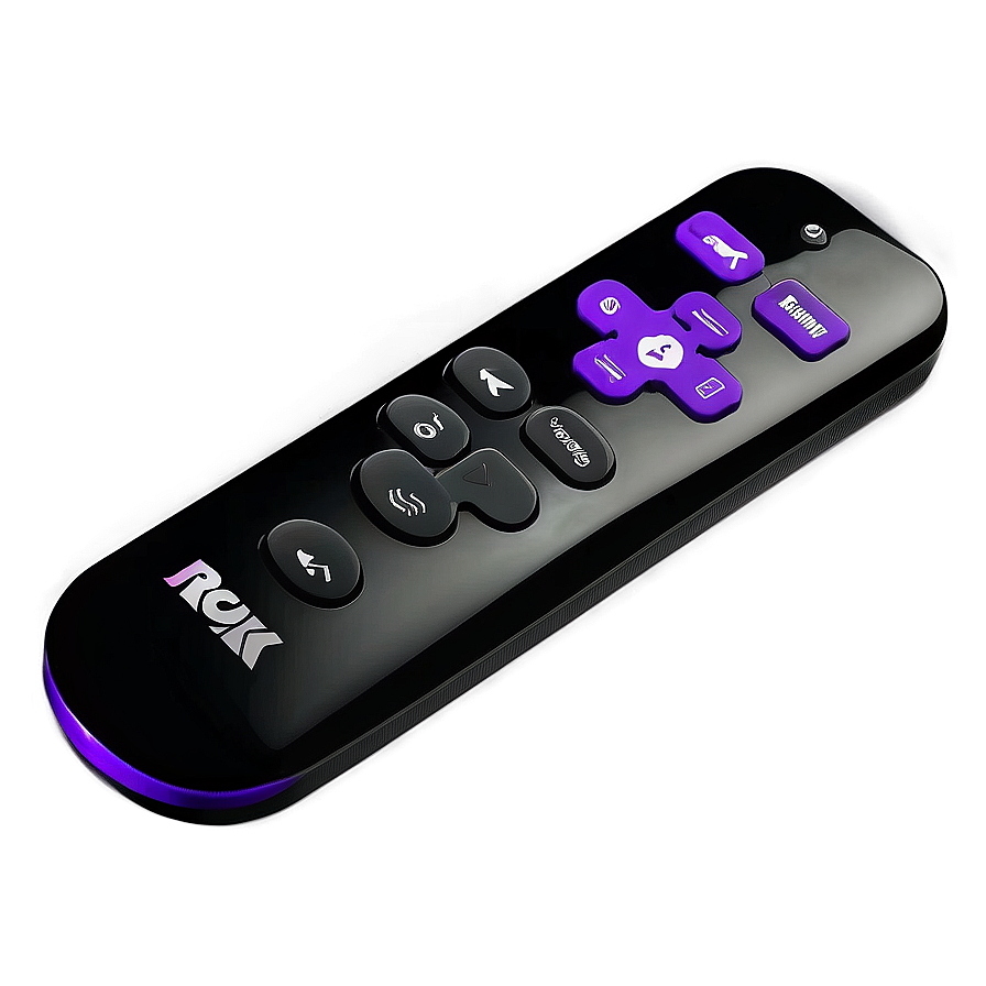 Roku Remote Control Png 06282024 PNG image