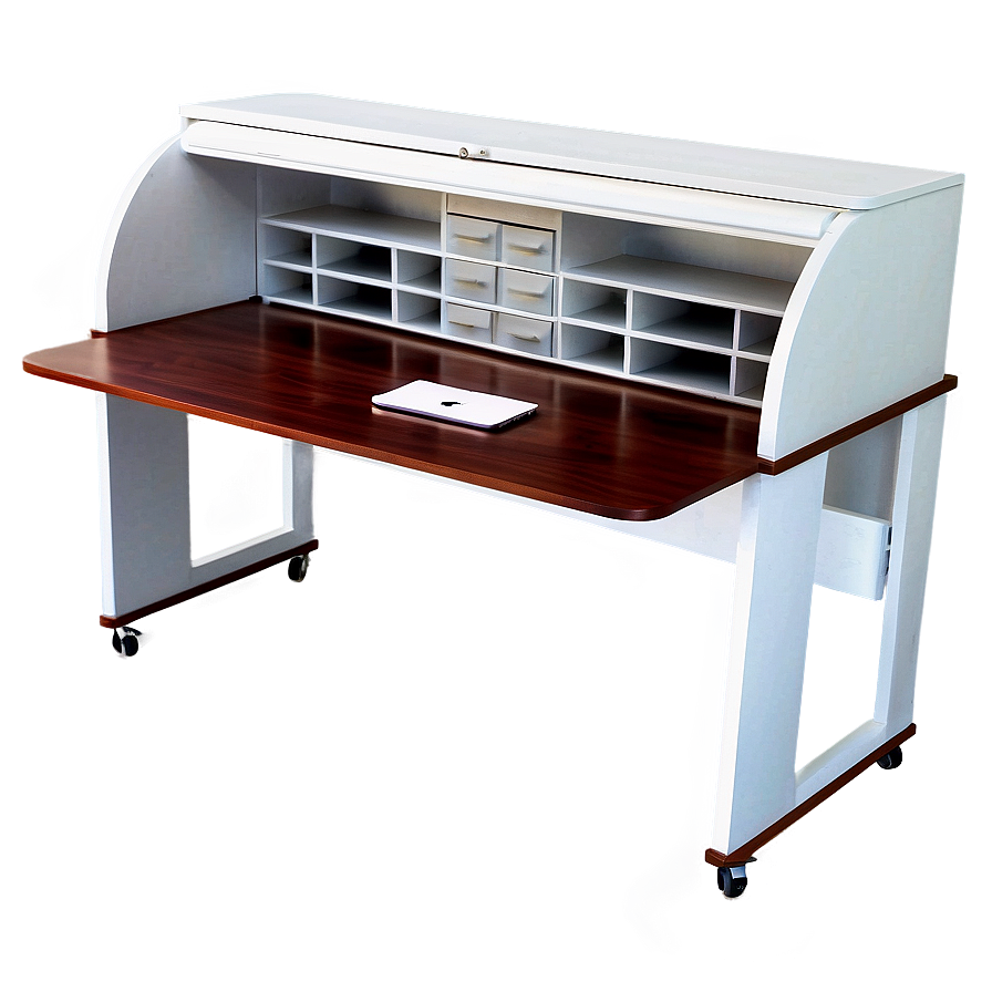 Roll Top Office Desk Png Bot PNG image