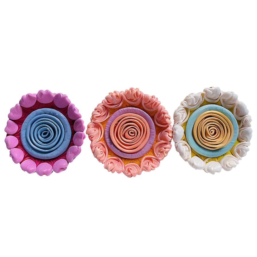 Rolled Flower Coasters Diy Png 06282024 PNG image