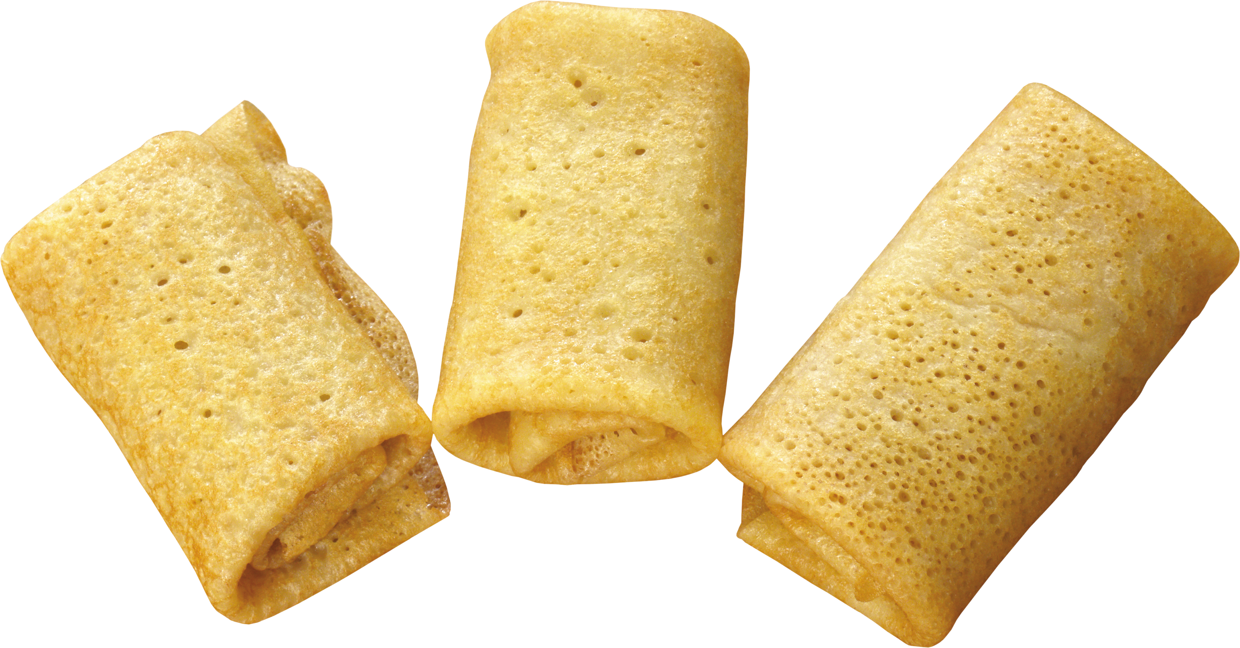 Rolled Pancakes Isolated Background.png PNG image