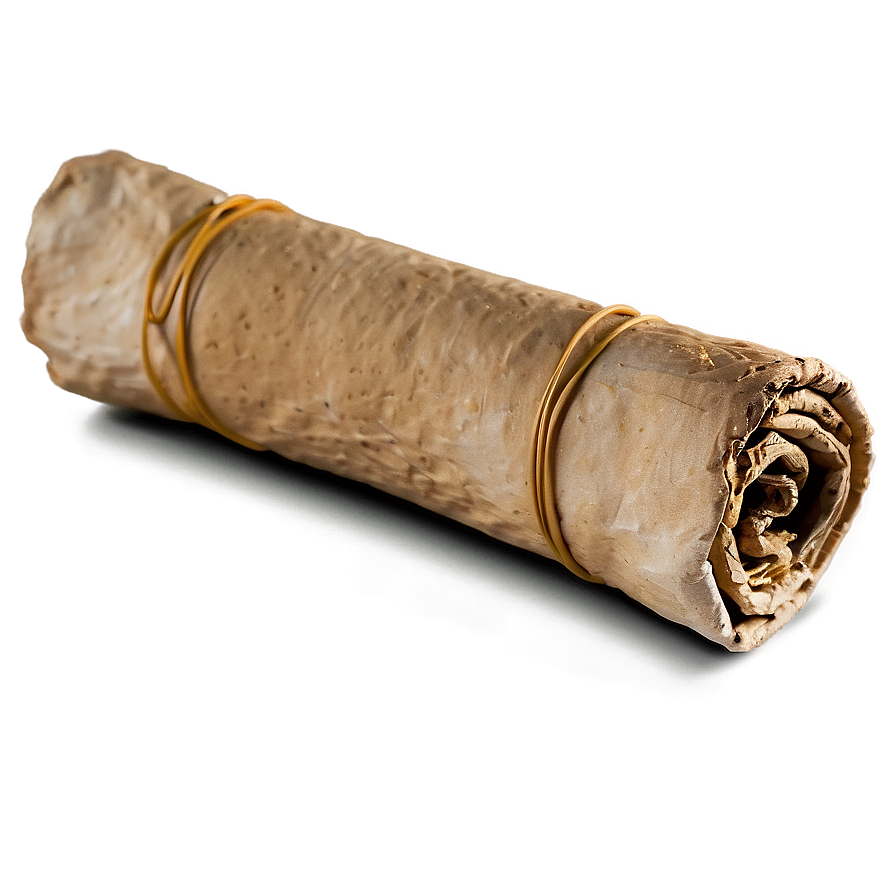 Rolled Papyrus Scroll Png 06262024 PNG image