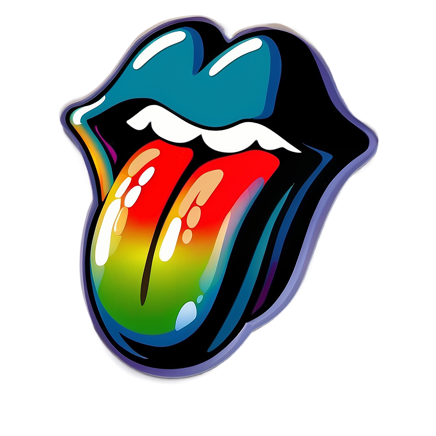 Rolling Stones Logo With Tongue Png 69 PNG image