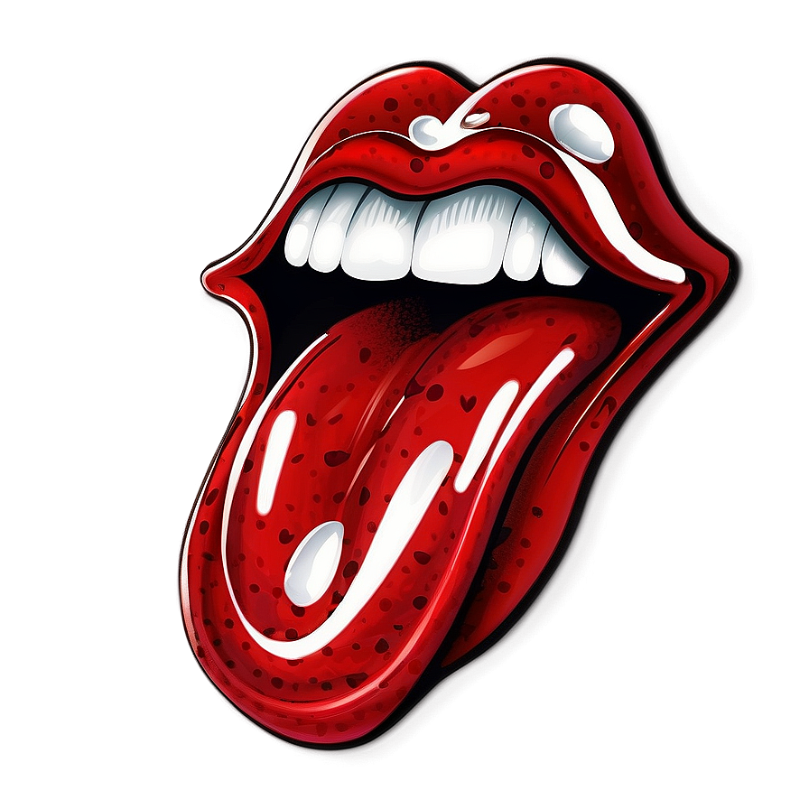 Rolling Stones Mouth & Tongue Png Rnr PNG image