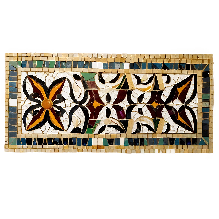 Roman Mosaic Design Png Taa4 PNG image