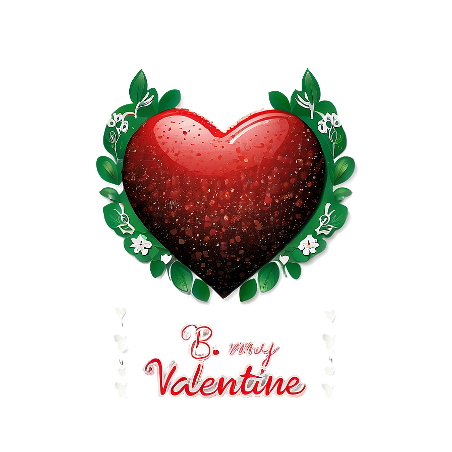 Romantic Be My Valentine Message Png 06282024 PNG image