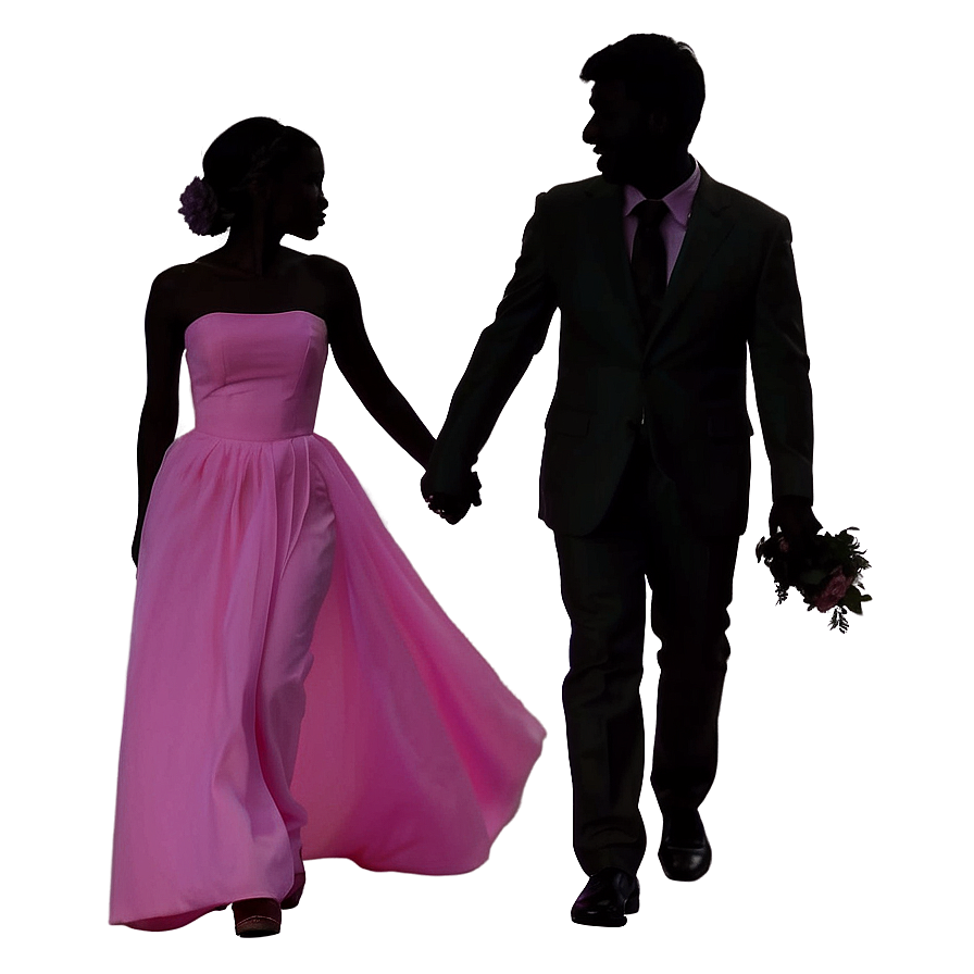 Romantic Couple Silhouette Png 16 PNG image