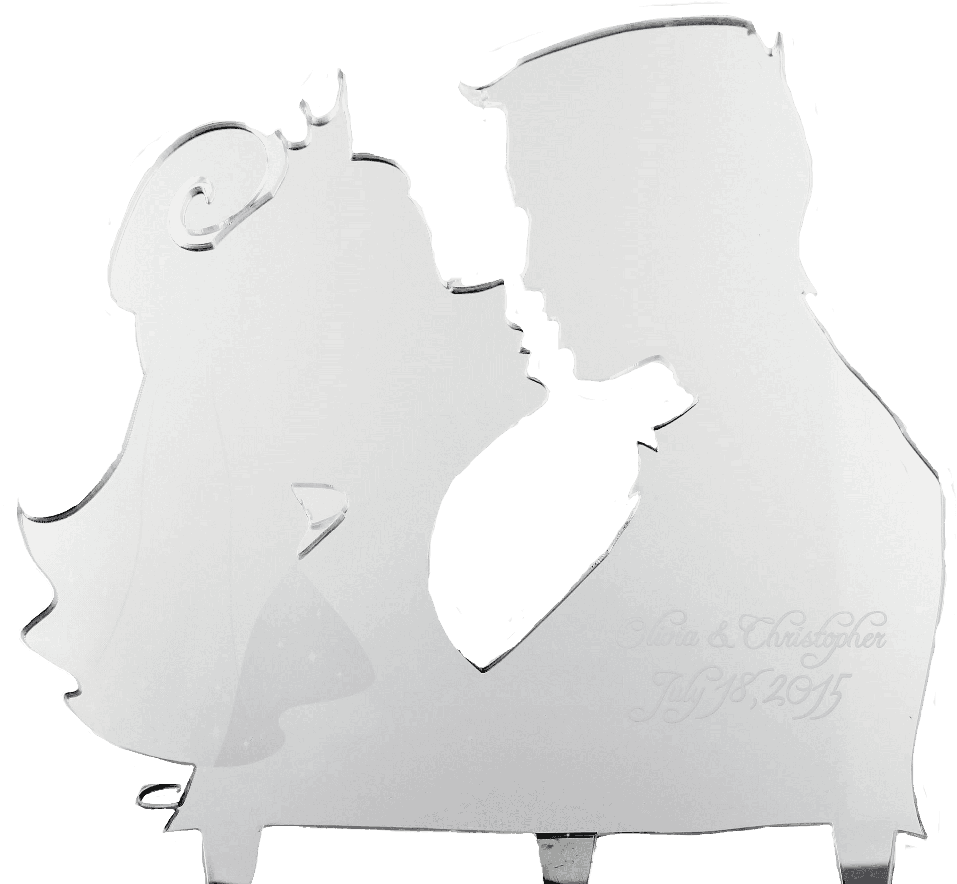 Romantic Couple Silhouette2015 PNG image