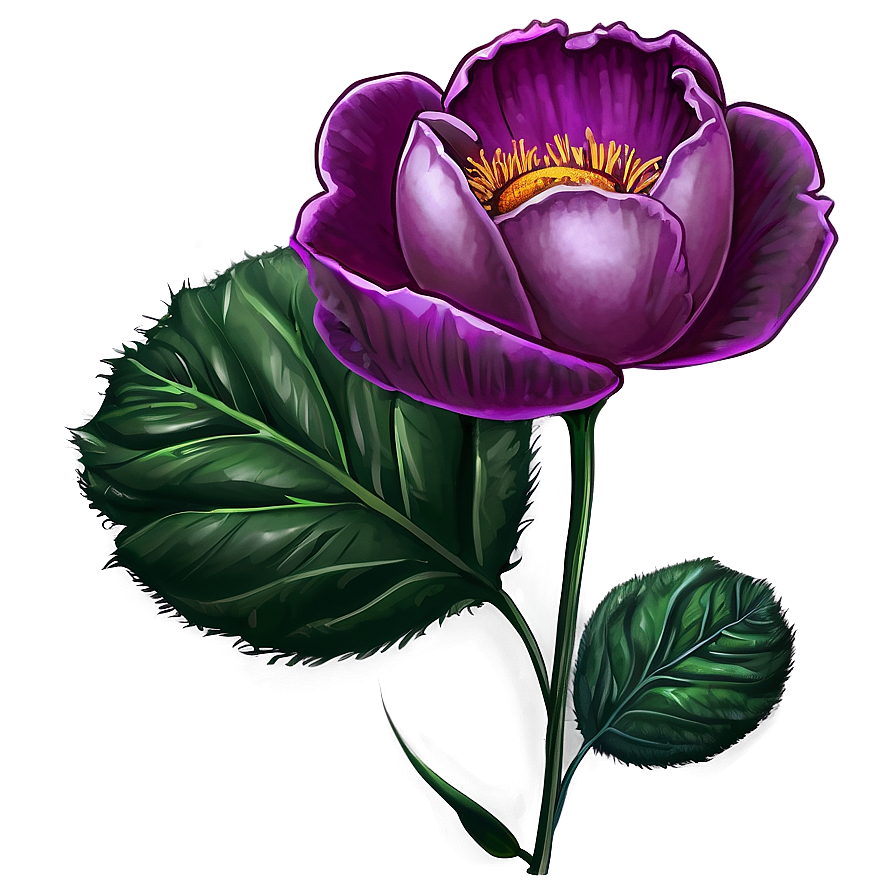 Romantic Flower Sketch Png Swn PNG image