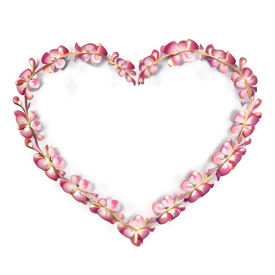 Romantic Heart Overlay Png 3 PNG image