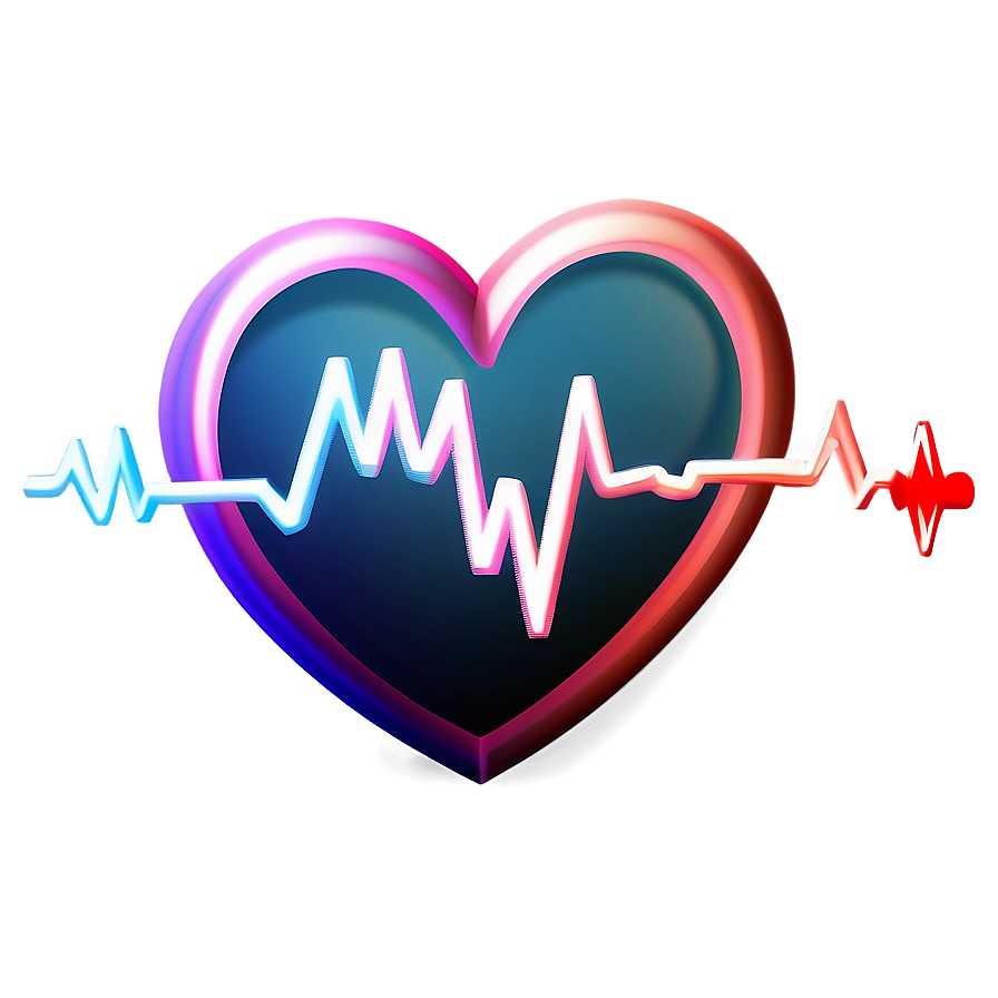 Romantic Heartbeat Illustration Png Feu29 PNG image