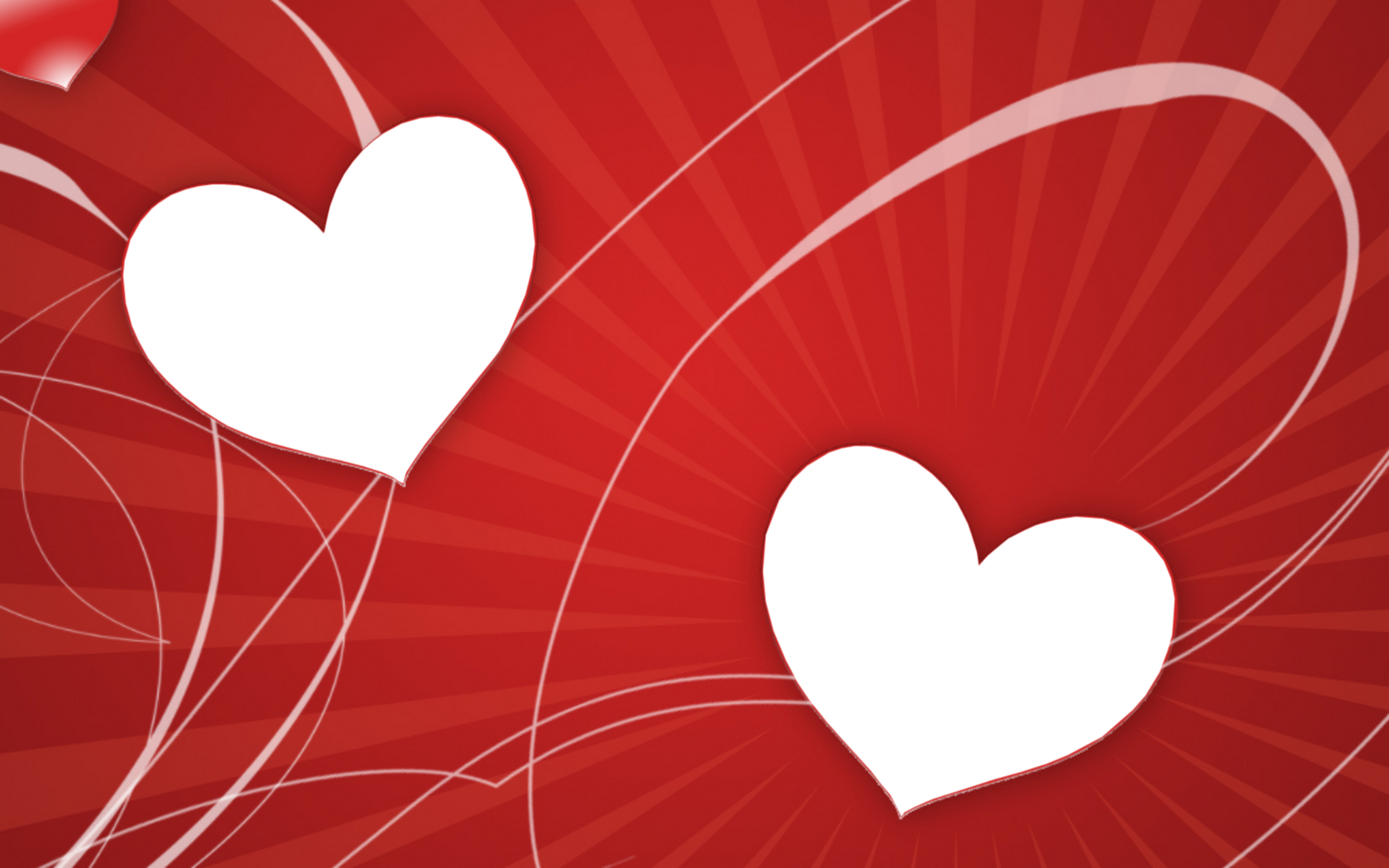 Romantic Hearts Red Background PNG image