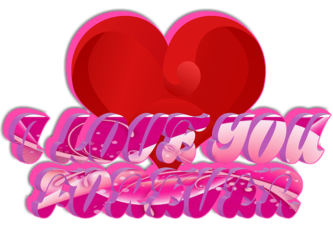 Romantic Love Declaration PNG image