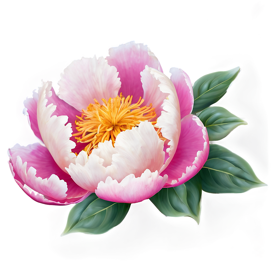 Romantic Peony Pattern Png Mie89 PNG image