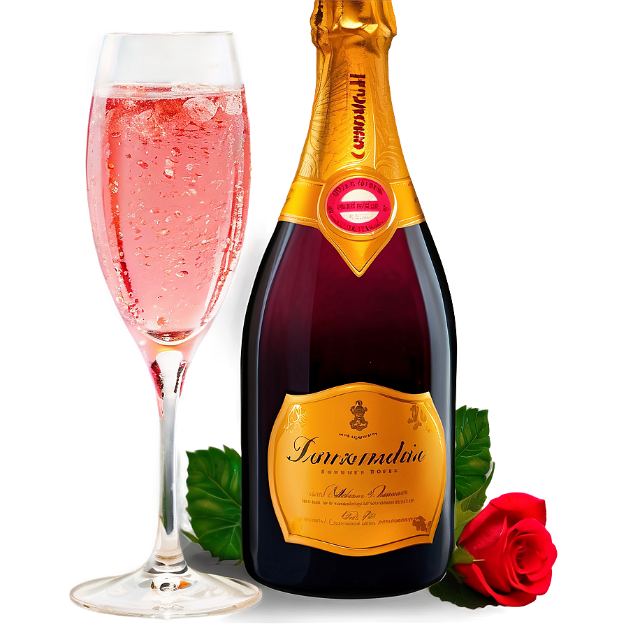 Romantic Pink Champagne Date Png 25 PNG image