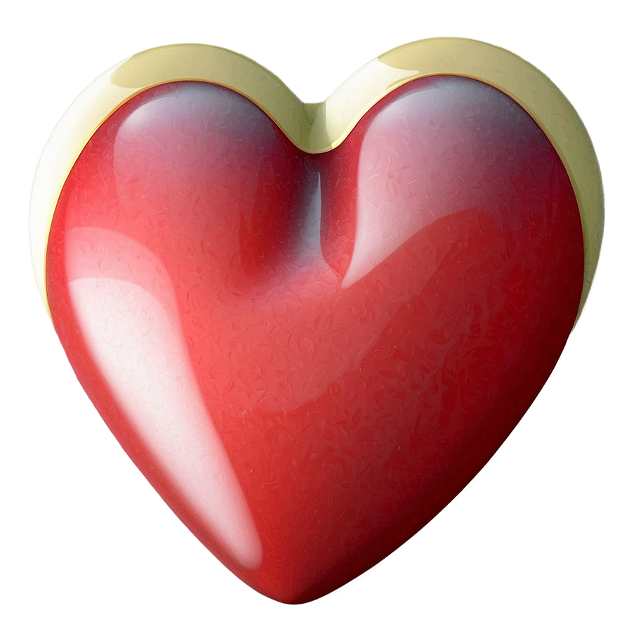 Romantic Red Heart Emoji Png Hlb37 PNG image