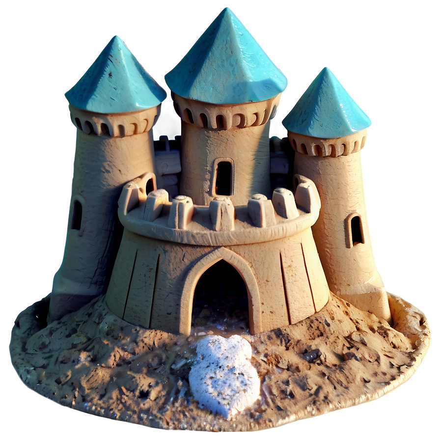 Romantic Sandcastle Png 06212024 PNG image