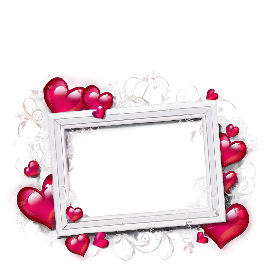 Romantic Valentines Day Frame Png 06262024 PNG image