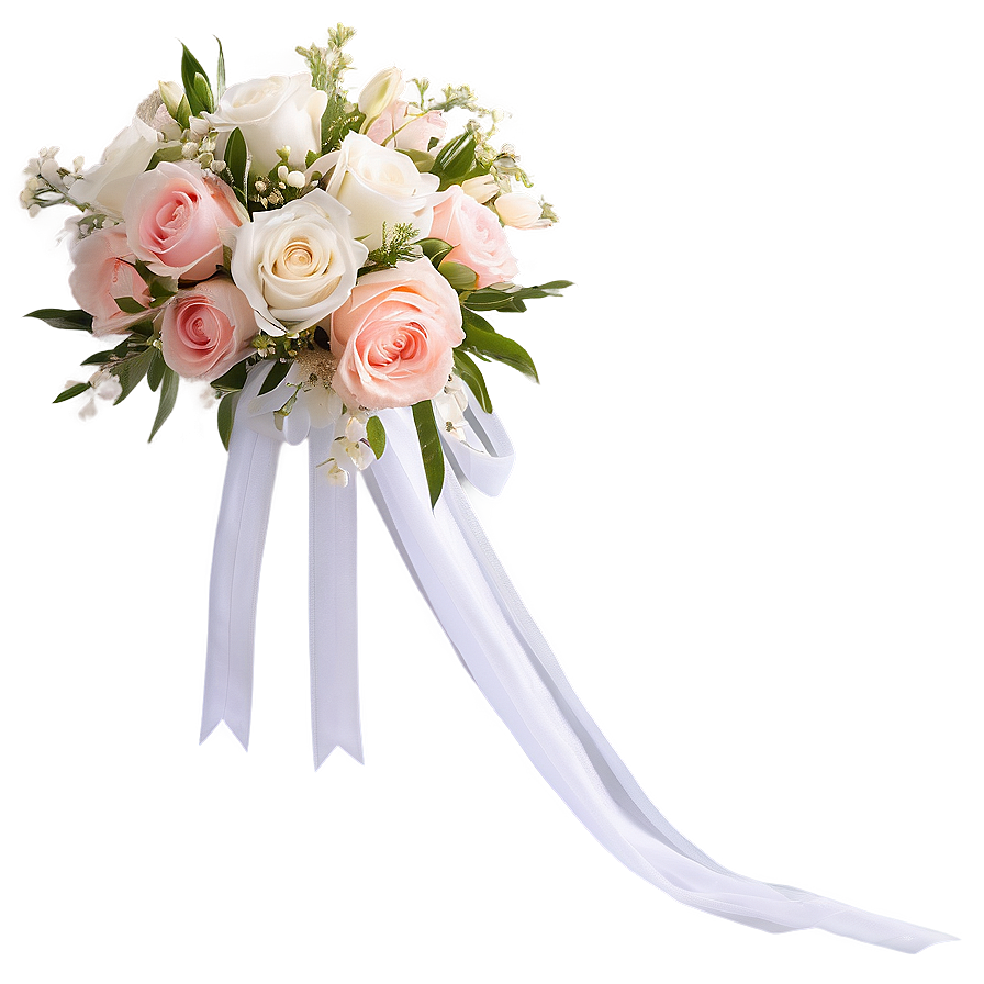 Romantic Wedding Bouquets Png Kxt66 PNG image