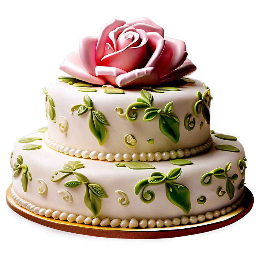 Romantic Wedding Cake Png Qgr PNG image