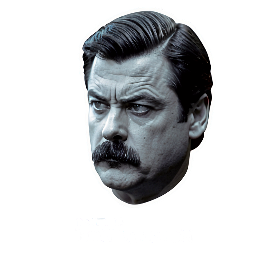 Ron Swanson B PNG image