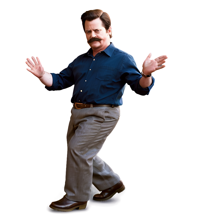 Ron Swanson Dancing Png 73 PNG image