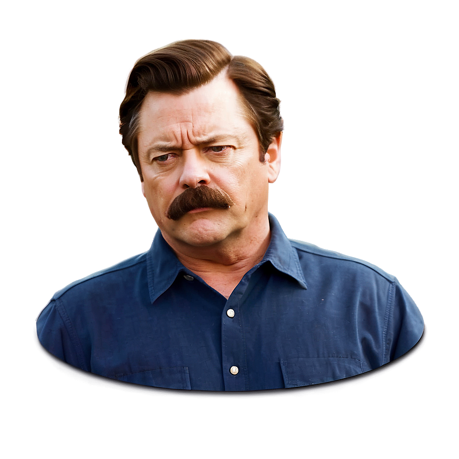 Ron Swanson Emoji Png Pbi24 PNG image