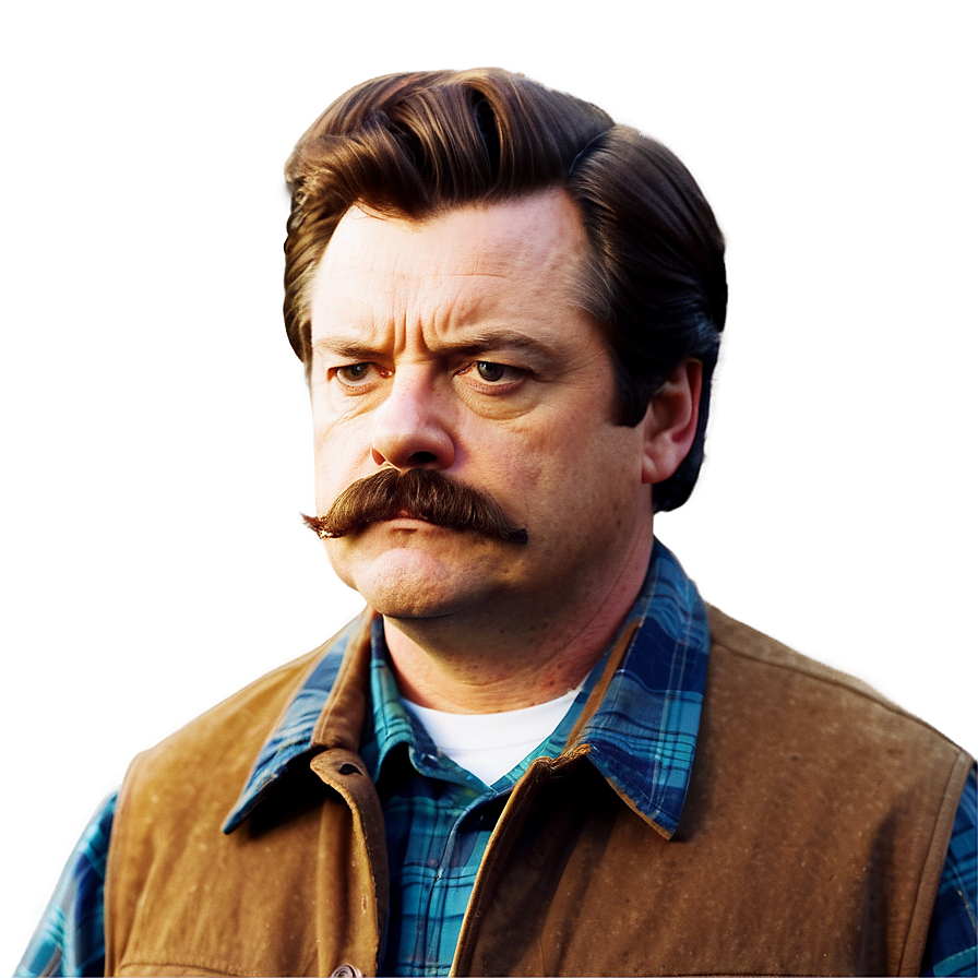 Ron Swanson Silhouette Png 96 PNG image