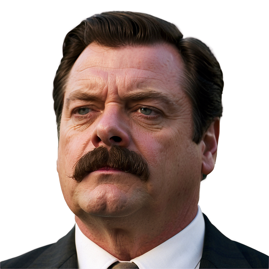 Ron Swanson Smirk Png Cwh PNG image