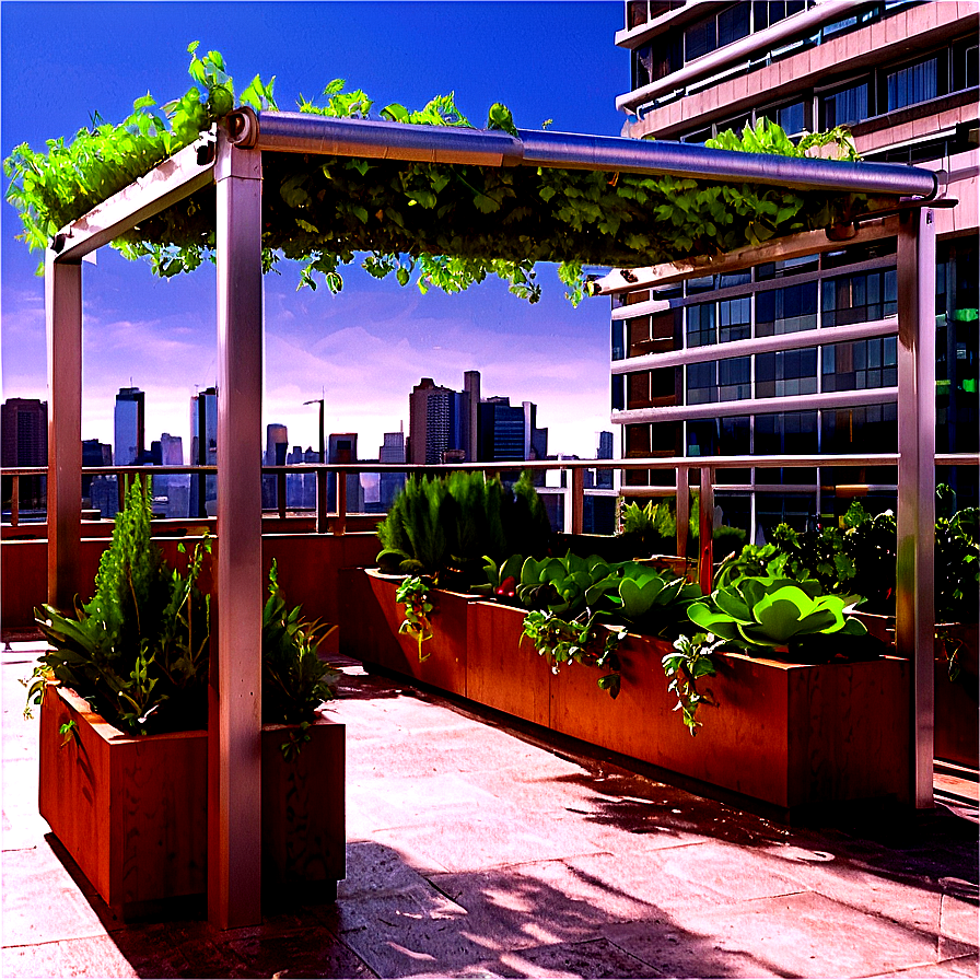 Rooftop Garden Canopy Png Kib PNG image