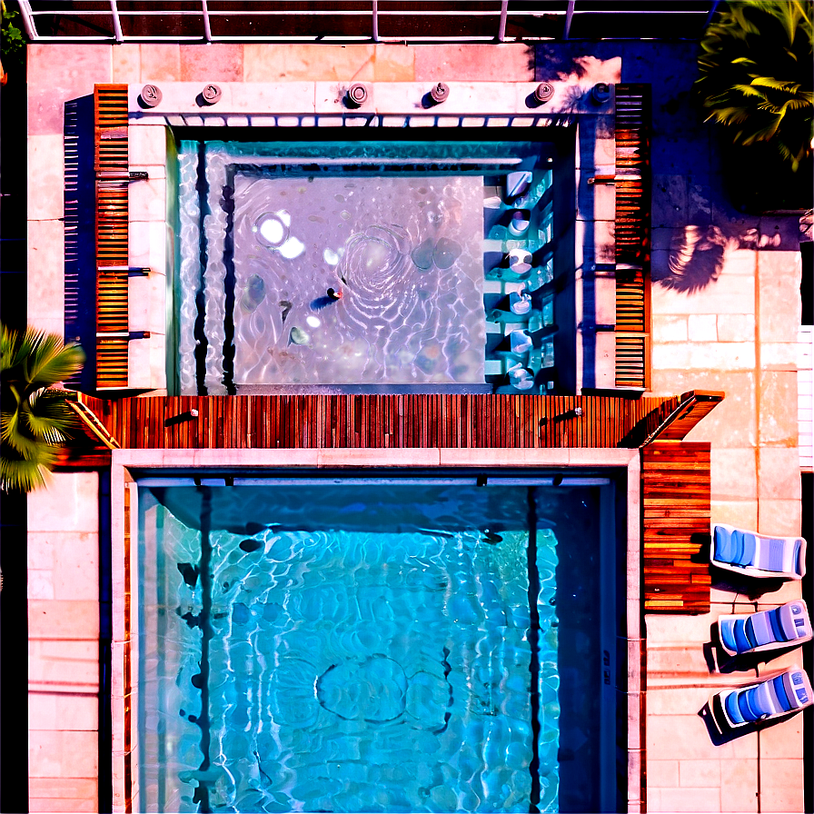 Rooftop Pool Png 05242024 PNG image