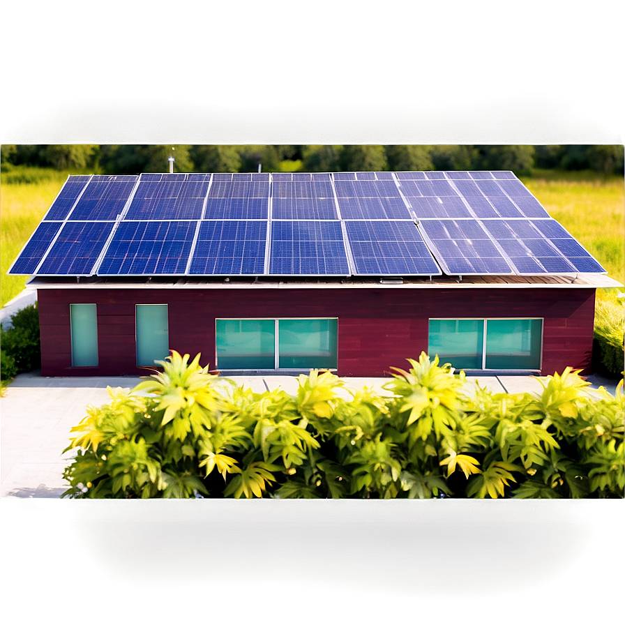 Rooftop Solar Panels Png 06252024 PNG image