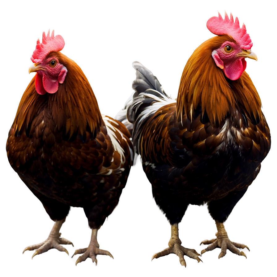 Rooster And Hen Love Png 57 PNG image