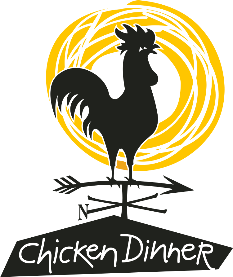 Rooster Weathervane Chicken Dinner PNG image