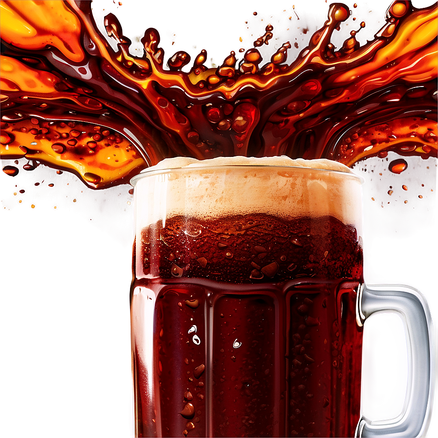 Root Beer Flavor Explosion Png Kqf PNG image