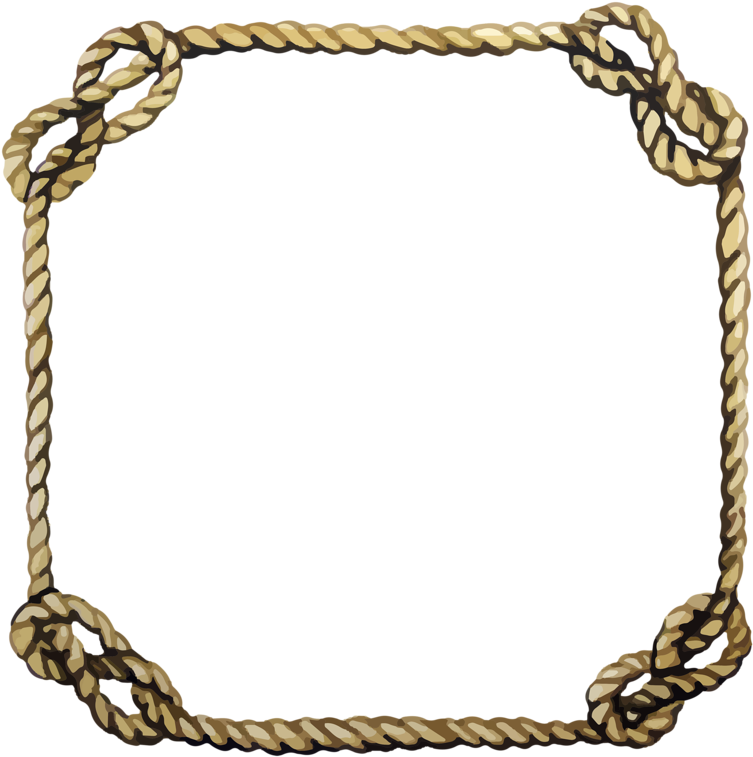 Rope Border Vector Design PNG image