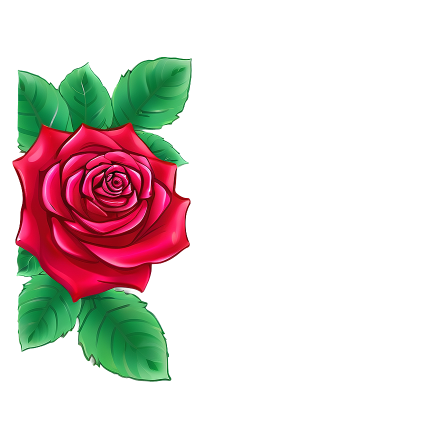 Rose Flower Border Png Vxu86 PNG image