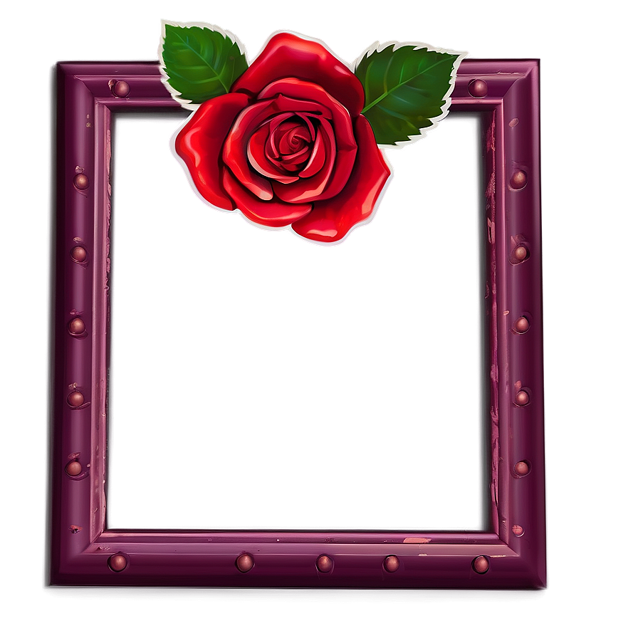 Rose Frame Clipart Png 17 PNG image