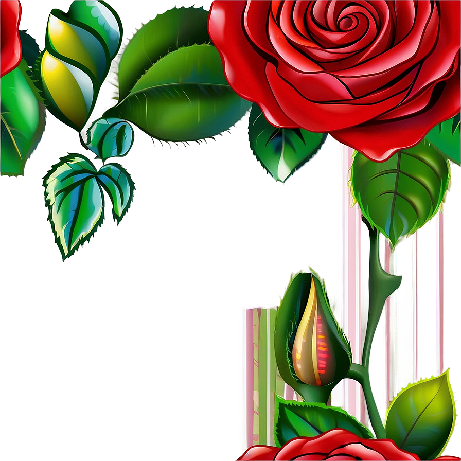 Rose Frame Clipart Png 25 PNG image