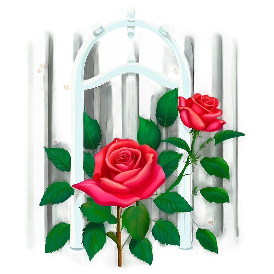 Rose Garden Clipart Png Daj PNG image