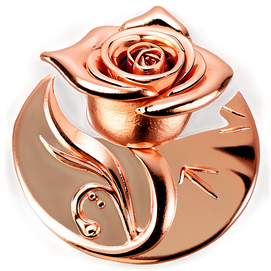 Rose Gold Foil Png 06252024 PNG image