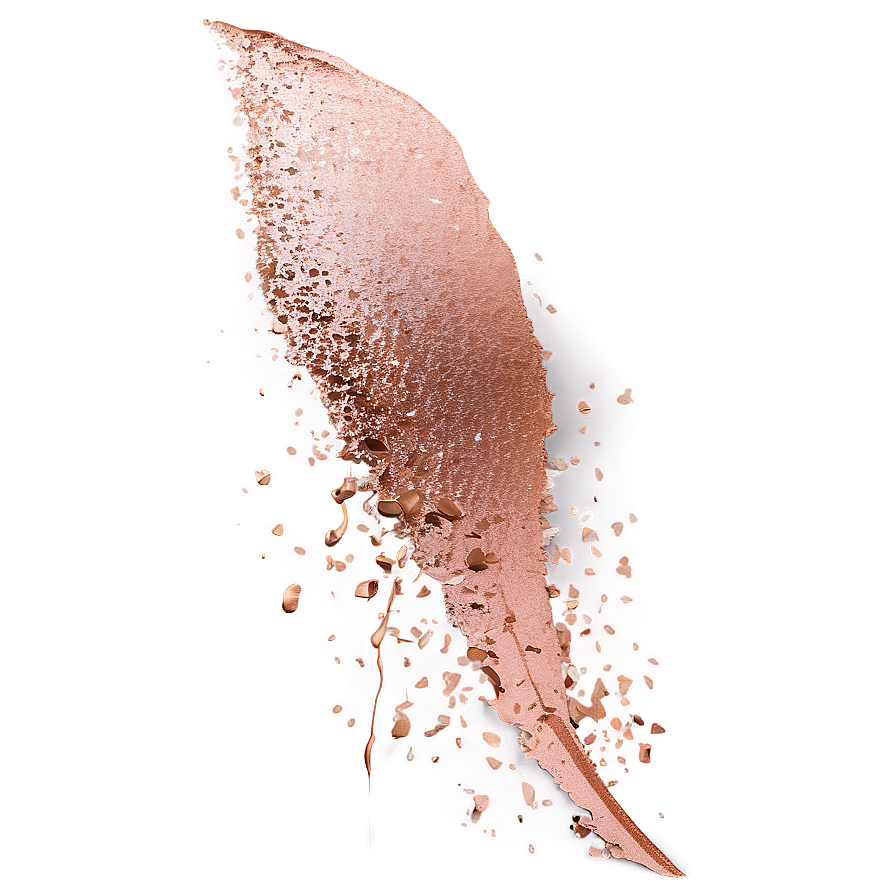 Rose Gold Glitter Splashes Png 1 PNG image